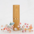 factory wholesale fashion Luxury Graceful yellow wooden lipstick tube